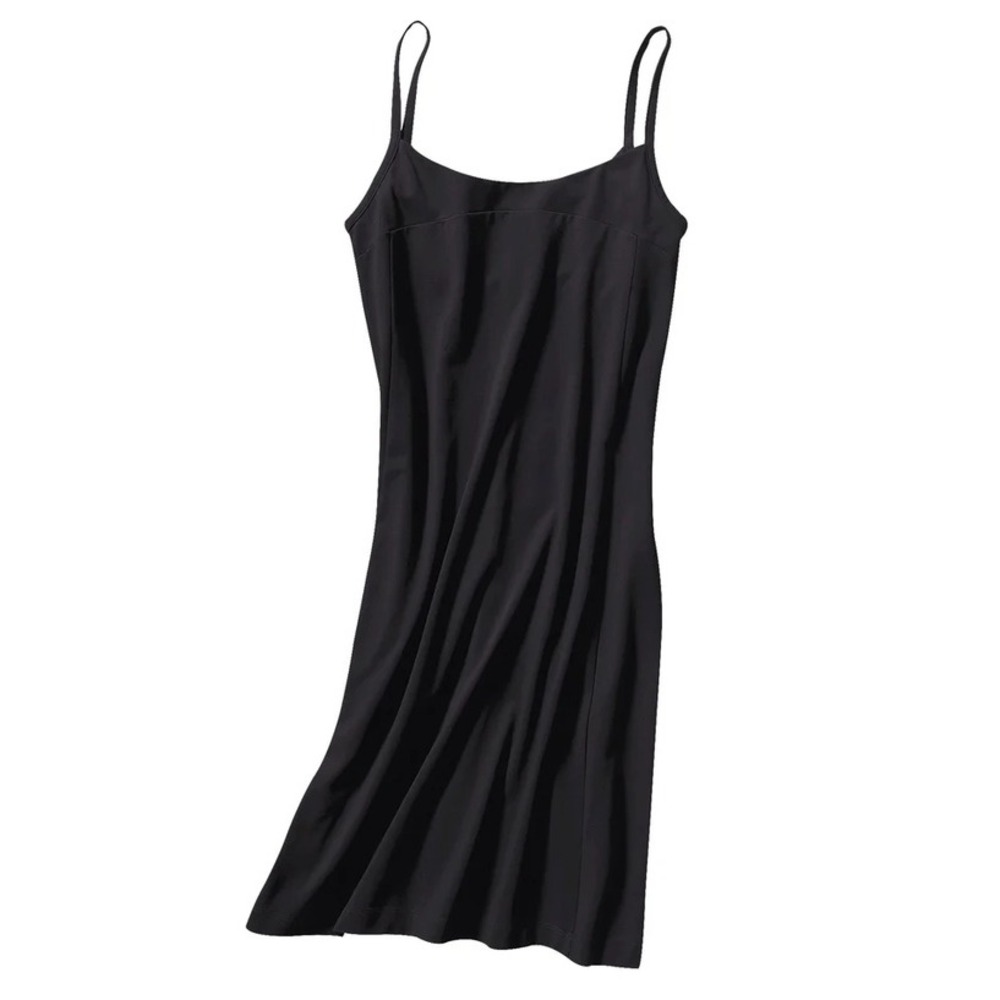 Patagonia Vitaliti Strappy‎ Dress XL Black Active Travel Tennis Dress NWT